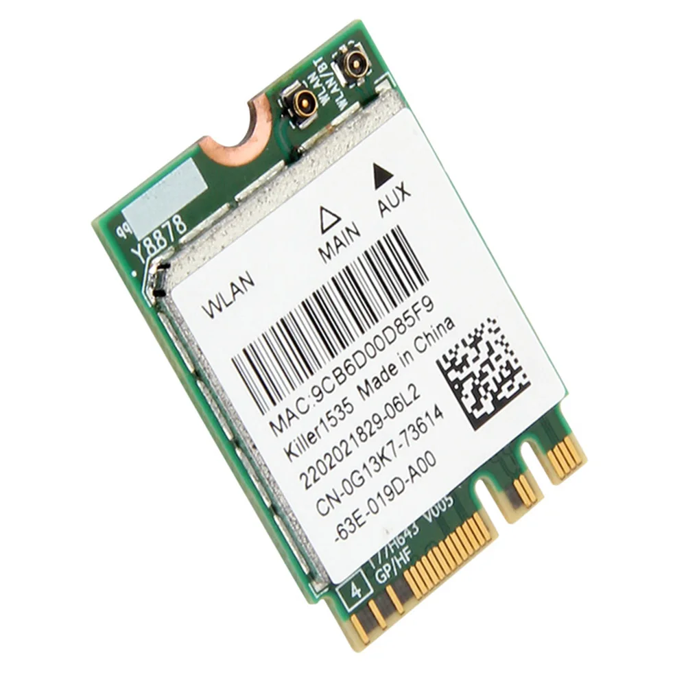 Fenvi для Bigfoot Killer wireless-AC 1535 Atheros QCNFA364A NGFF Двухдиапазонная Killer1535 802.11ac M.2 беспроводная карта+ Bluetooth 4,1
