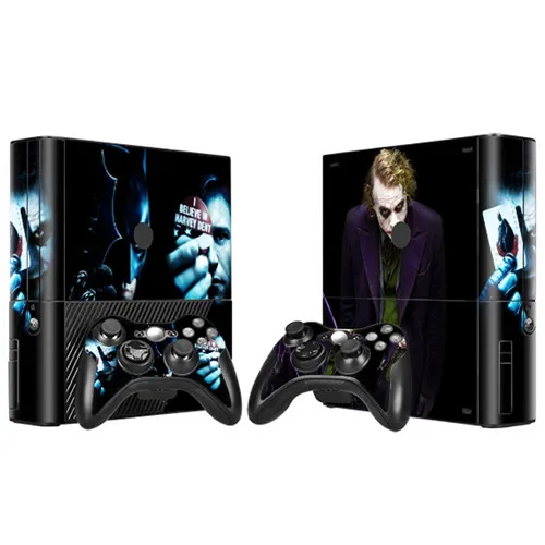0119 DC Джокер Бэтмен и Супермен пленка Стикеры наклейка для Xbox 360 E консоль и контроллеры Скины Стикеры s для Xbox360 E винил - Цвет: 0119