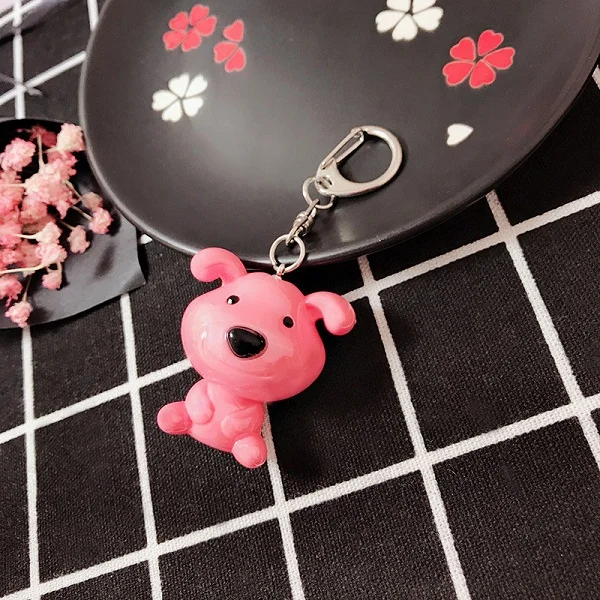 2019 Exotic Cute Silicone Bulldog Dog Key Cover Cap Keychain Women Girls Kids Ring Gift Porte Clef Chain | Украшения и аксессуары