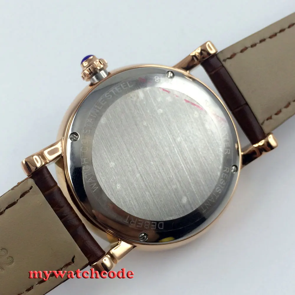 Мужские автоматические наручные часы debert с серым циферблатом и покрытием из