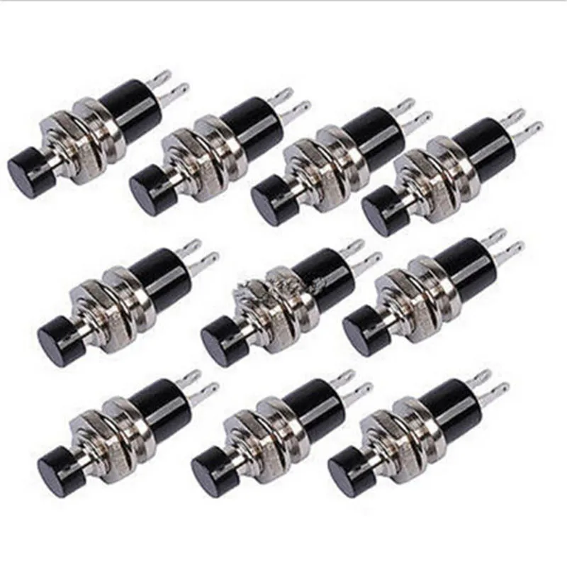 10 шт./лот 7 мм блокировка кнопка выключения переключатель для автомобиля/лодки