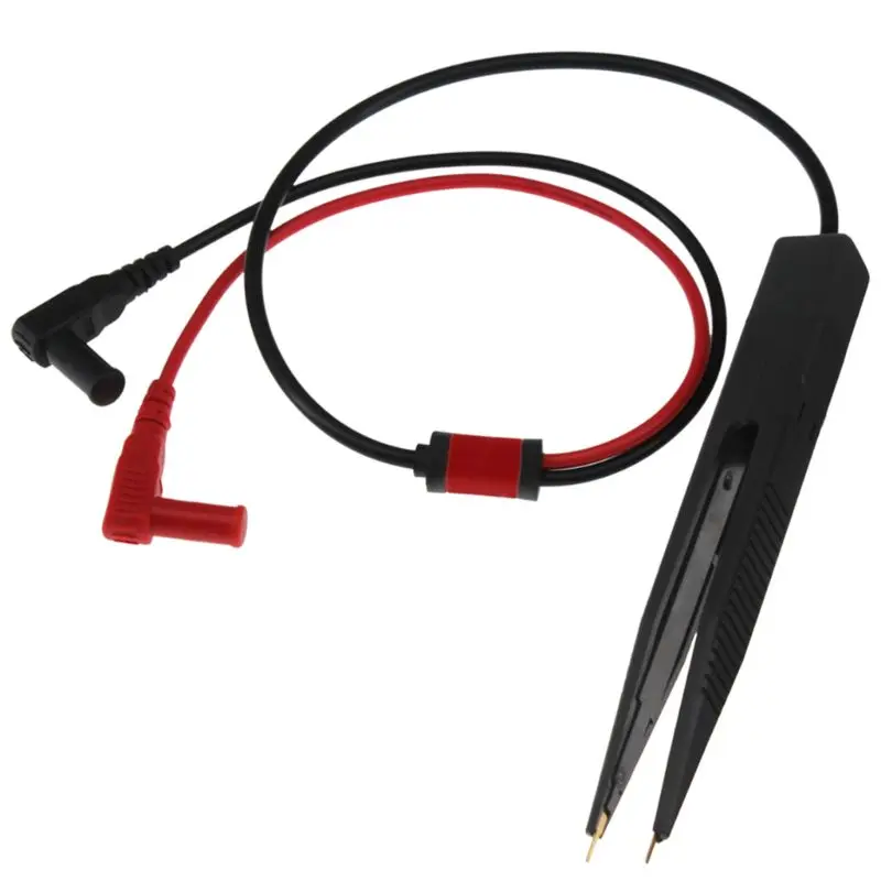 SMT SMD Chip Resistance Test Clip Grip свинцовый зонд мультиметр измеритель конденсатор Пинцет