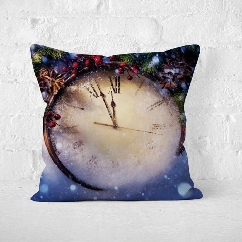 3Pcs Cushion Cover Christmas Decorative Pillow Xmas Flax Throw Case For Home Sofa Car Natal Decor 2017 New Year Navidad Gifts | Дом и сад