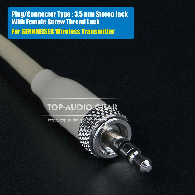 3 5 мм стерео разъем с замочком Plug головной микрофон двойной крючком повязка