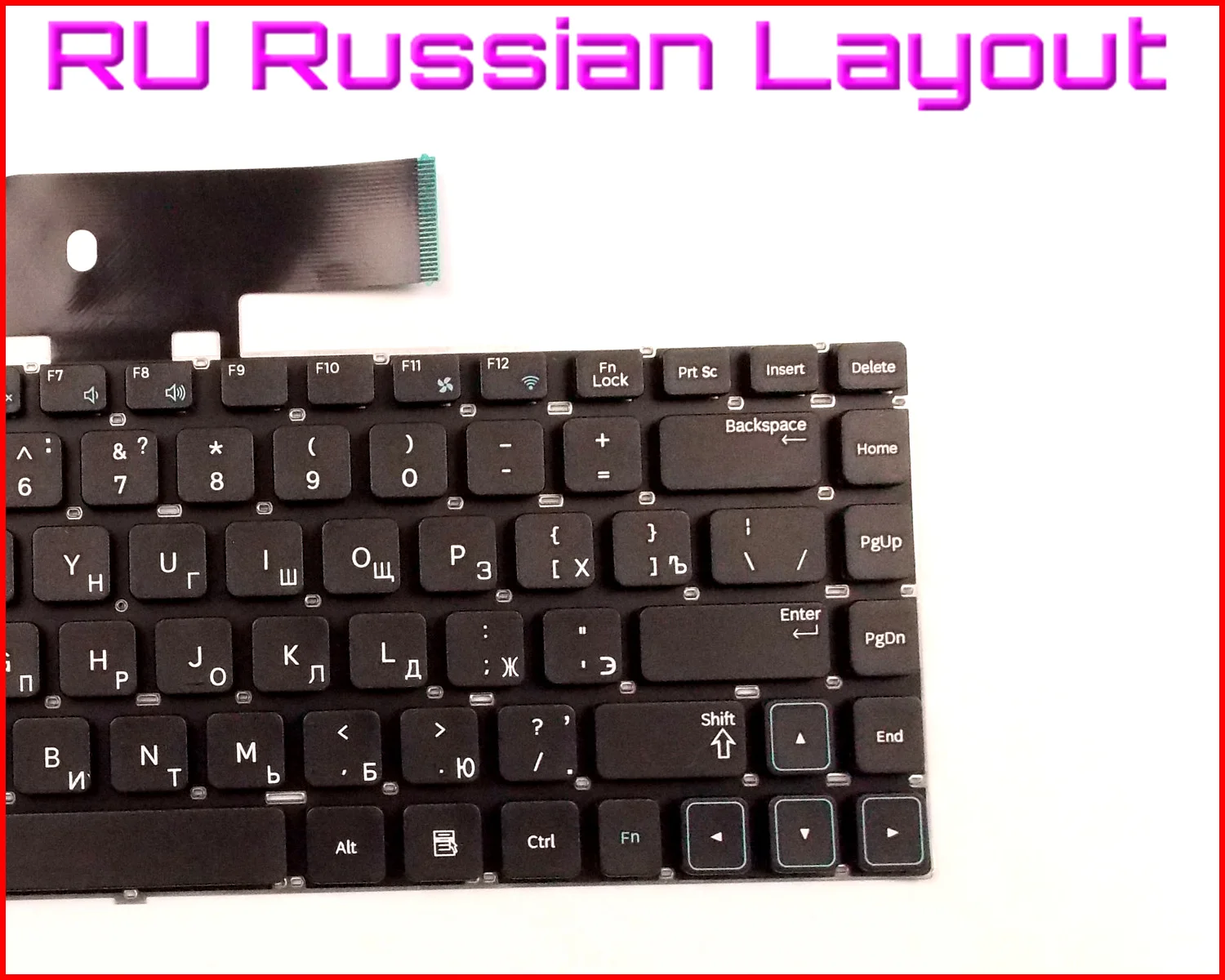 Русская версия клавиатуры для ноутбука Samsung 300E4A 300V4A NP300E4A NP300V4A 305E4A NP305E4A V127660CS1
