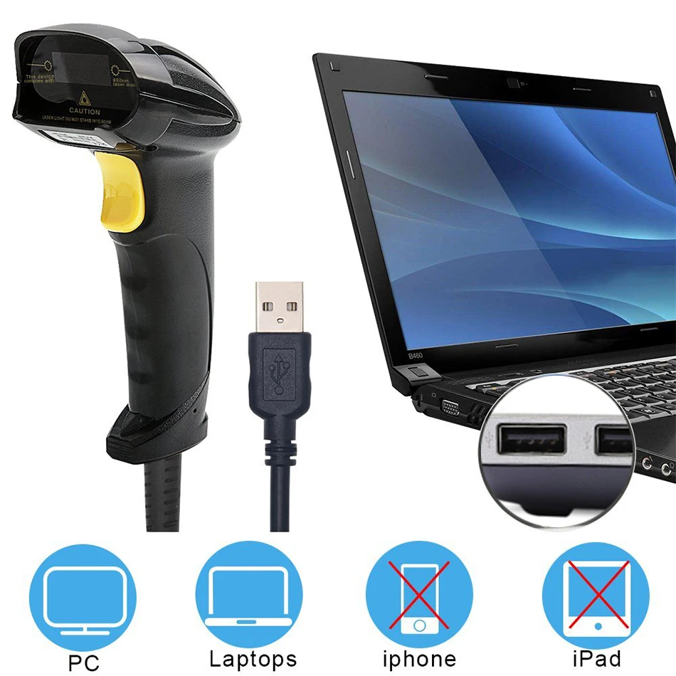 Bluetooth принтер и лазерный сканер штрих-кодов 1D USB 58 мм Термальный чековый usb-порт для принтера считыватель штрих-кодов лазерный GZM5808+ BS-YL001