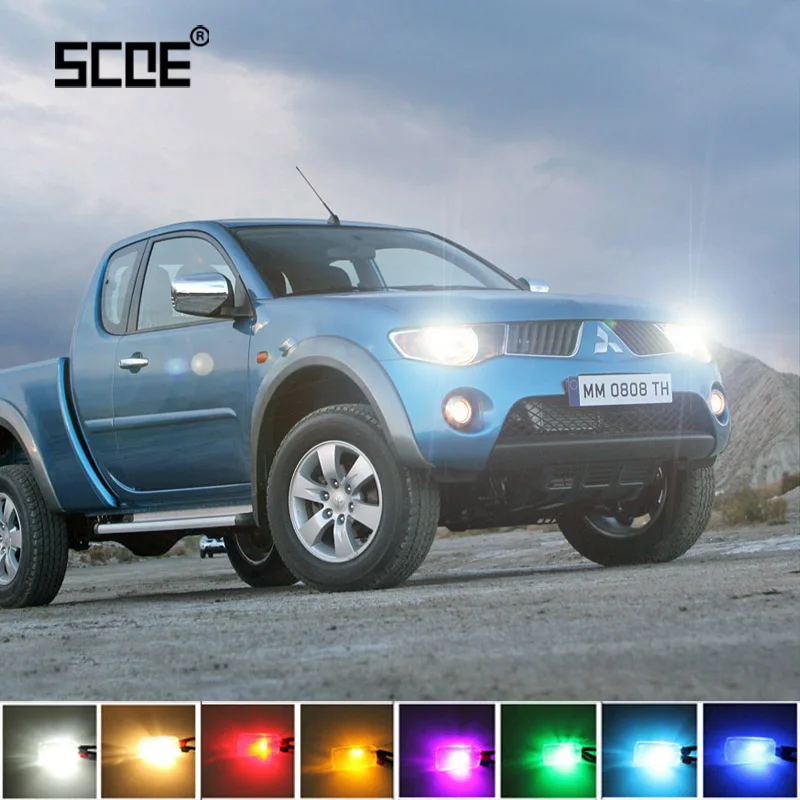 Для Mitsubishi L200 Lancer Saloon/Ralliart/Sportback SCOE 2 x яркие передние парковочные Передние боковые