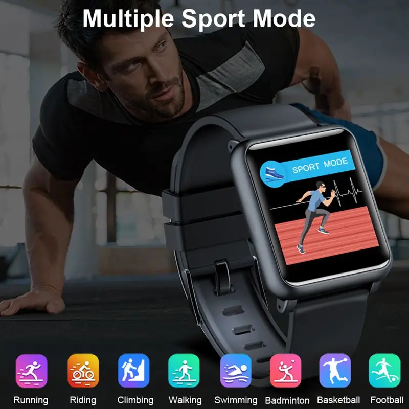 H9 Smartwatch 1 3 дюймов ECG + PPG монитор HR кровяное Давление спортивных режимов Зарядное