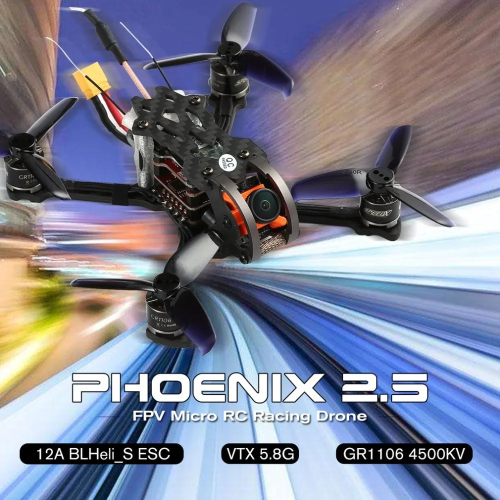 GEPRC Phoenix 2 5 125 мм 8G 600TVL бесщеточная камера FPV микро RC гоночный Дрон с высокой