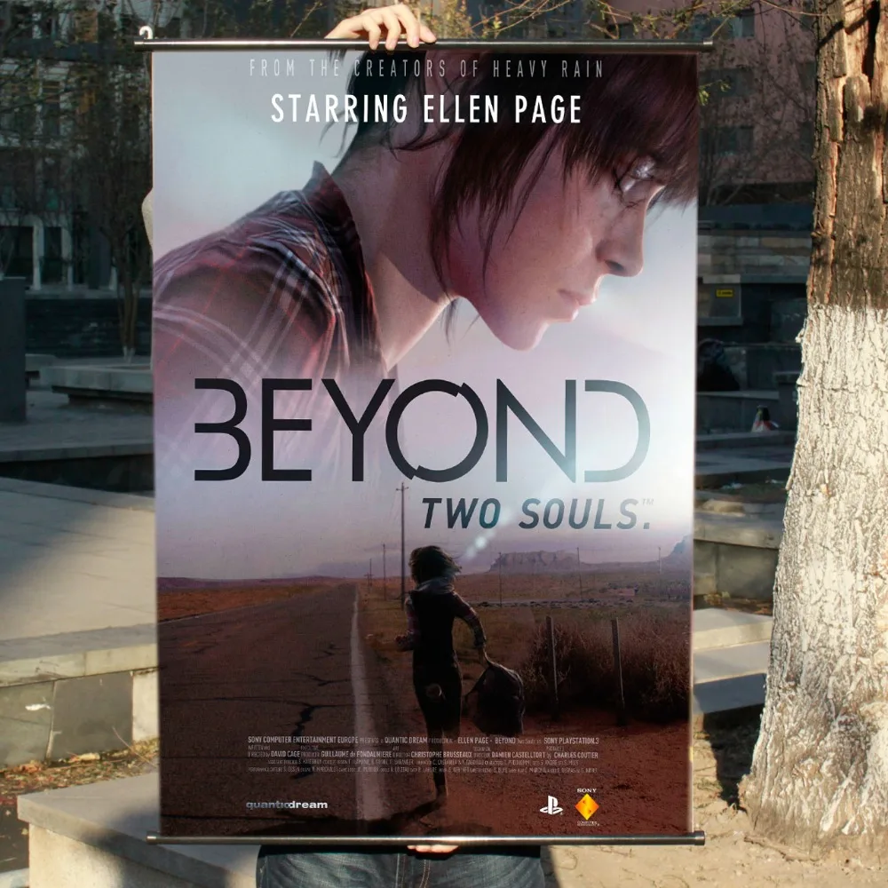 Beyond: Two Souls HD Game Scrolls Movie Poster Настенная Наклейка баннеры подвесная