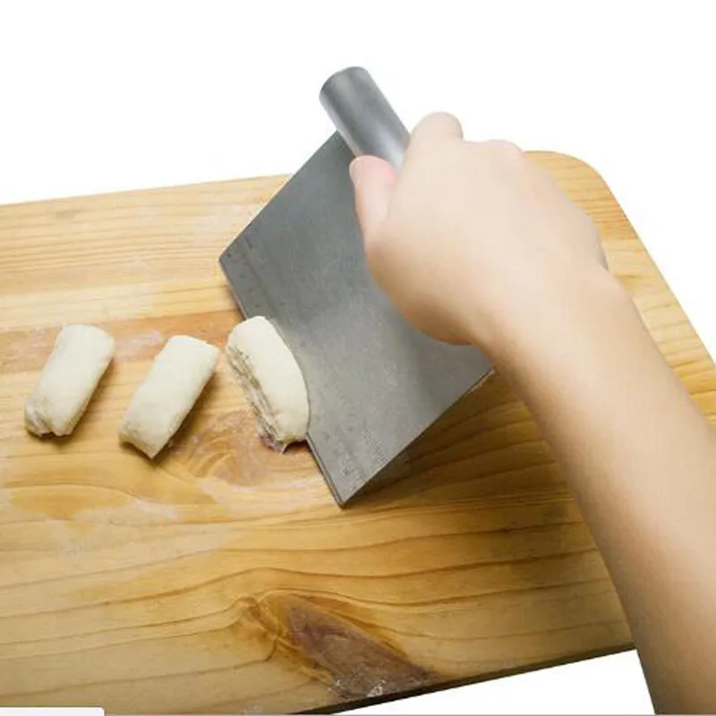 Kitchen Accessories Stainless Steel Dough Cutter Flour Spatula Pastry Knife Scraper for Pizza Pancake Battercake | Дом и сад