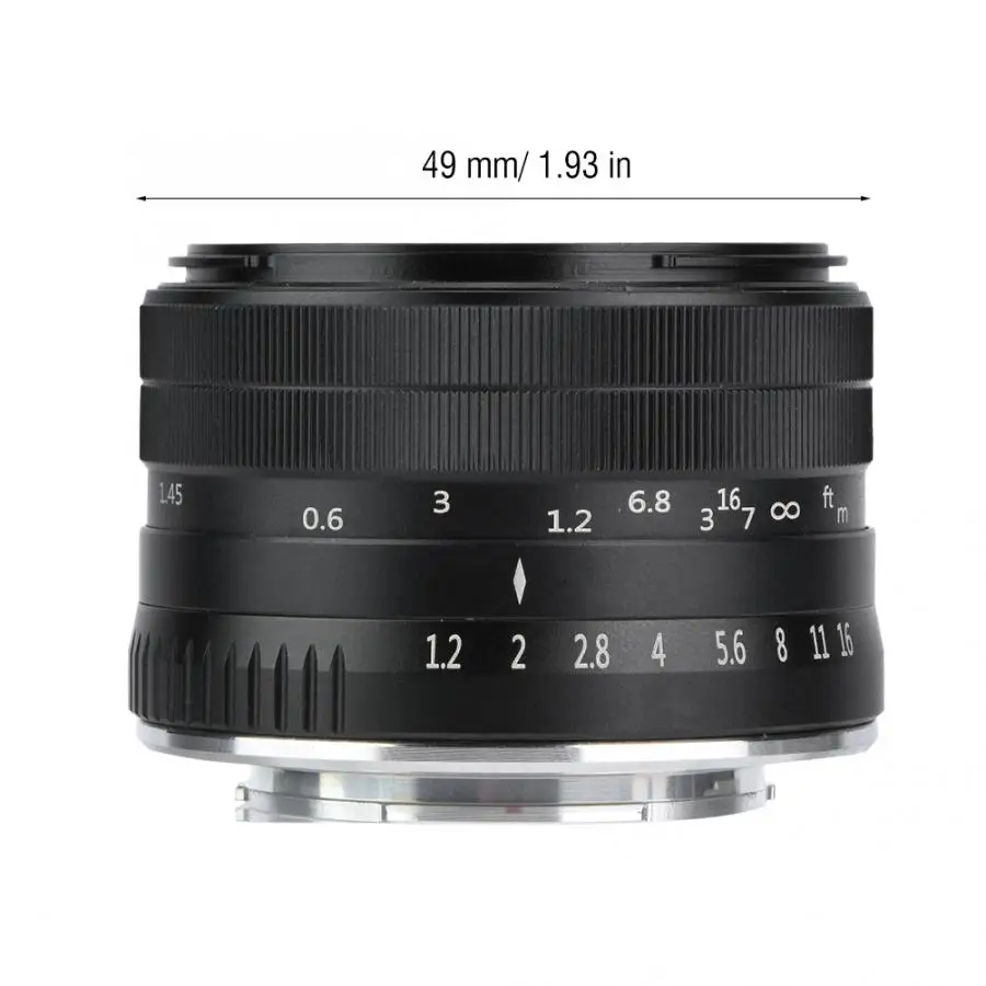 35 мм f1.2 ручной фокус Prime APS-C алюминиевый Объектив для Fujifilm для Fuji X Mount Mirrorless Camer