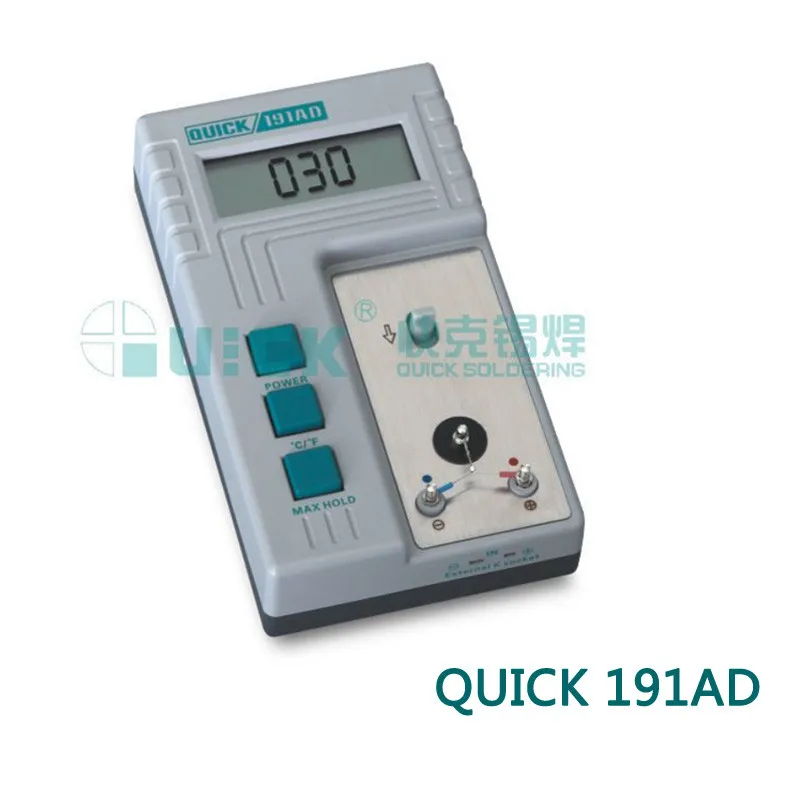 

QUICK 191AD Thermometer Iron Tip Temperature Tester Typhoon Gun Thermometer
