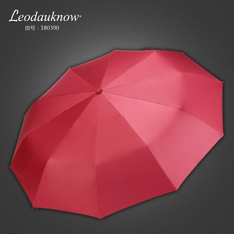 Leodauknow новые большие модные высококачественные бизнес зонты для 4 цветов мужские