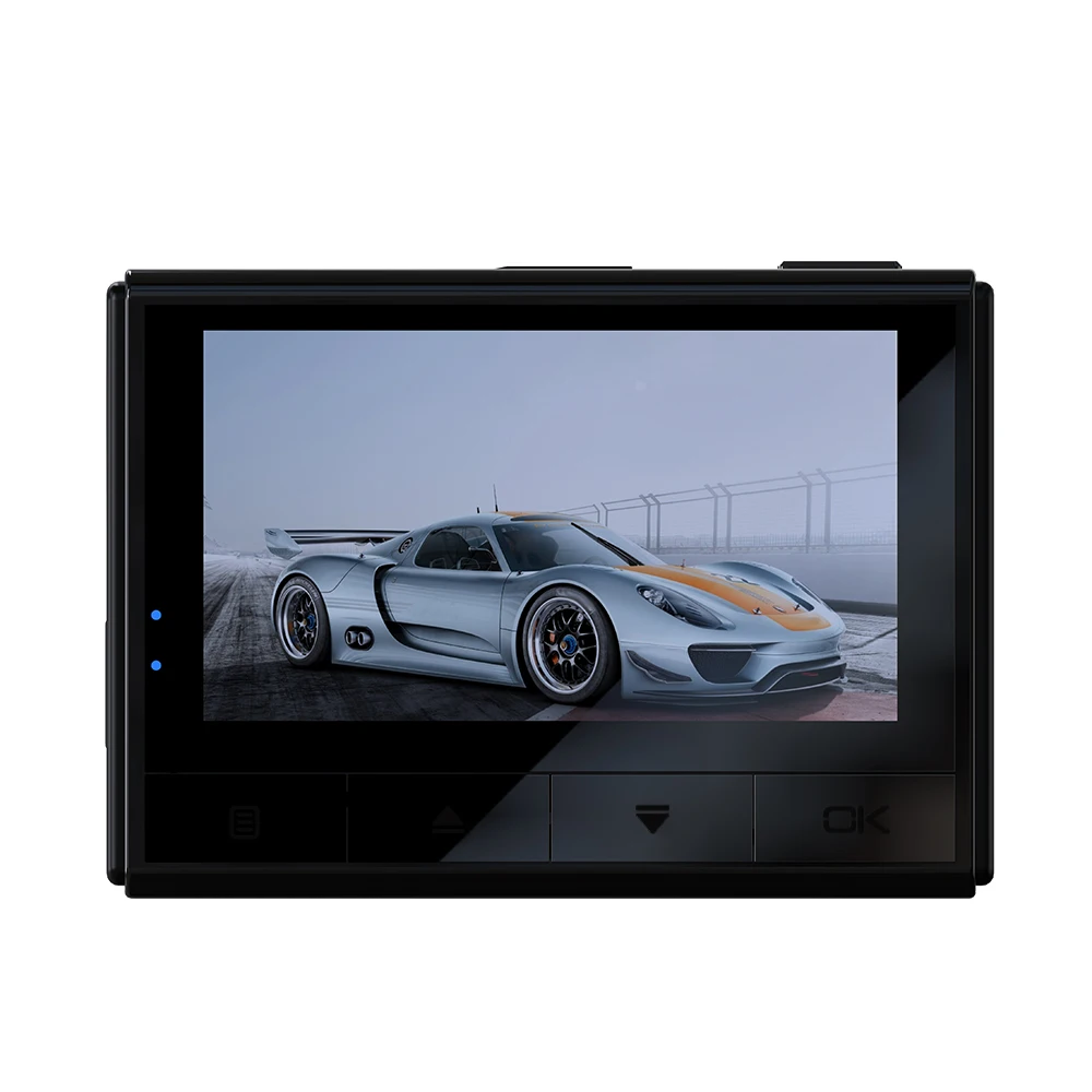 Автомобильный широкоугольный видеорегистратор экран 2 45 дюйма IPS Full HD 1080P
