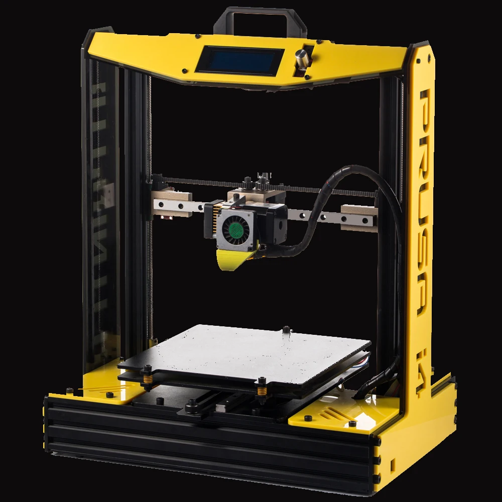 Алюминий высокая точность impresora i4 3d принтеры DIY Kit машина черный модель quadro +