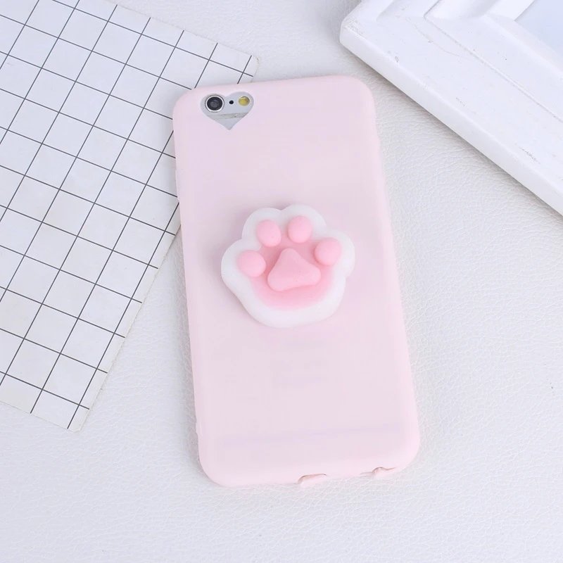 Модный мягкий чехол для iphone 5 5s 5se 6 6s 4 7 '' милые 3D игрушки в виде животных 8 plus