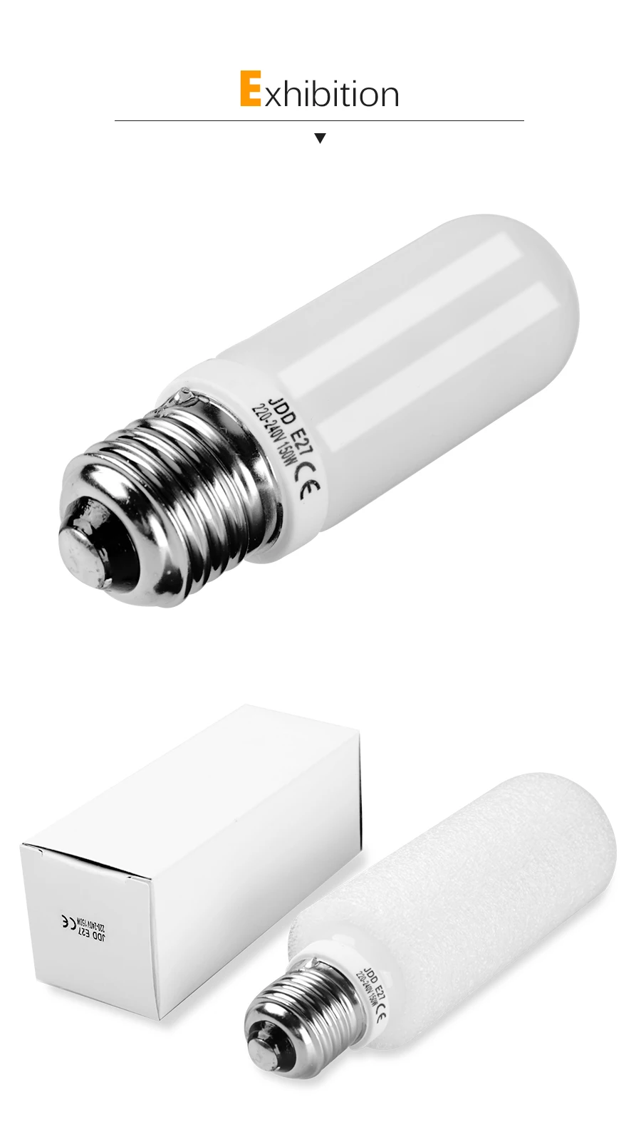 Godox 150 W E27 профессиональная студийная стробоскопическая вспышка моделирующая ламповое освещение лампы DE300 DE400 SK300 SK400 DP600 QT600