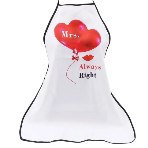 Hot sale 52*72cm polyester fabric men's and women's wedding apron ornaments Christmas decoration pendant Party Gifts | Дом и сад