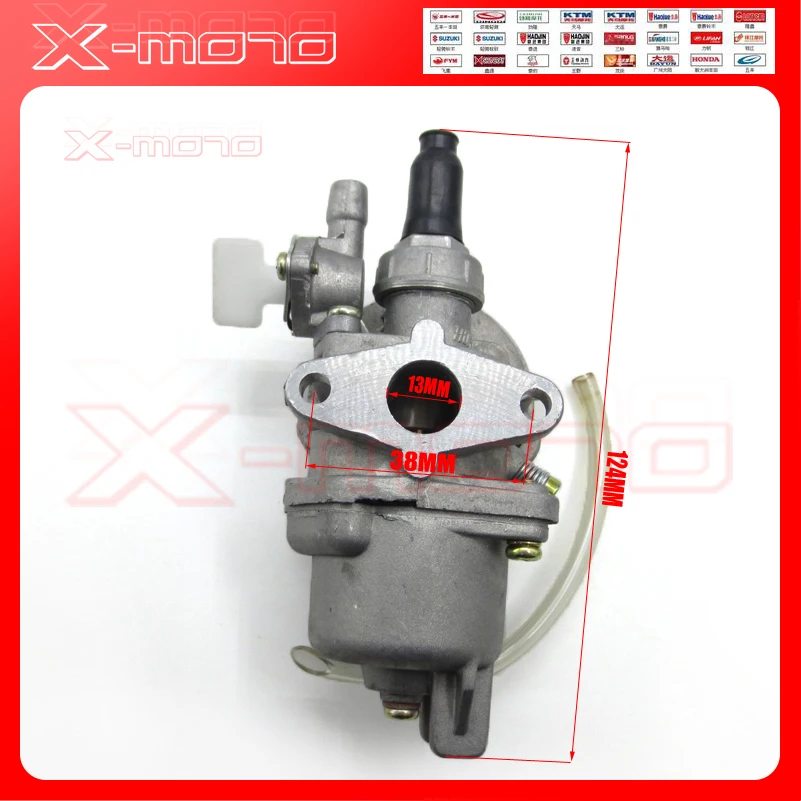 40-6 13 мм Карбюратор Carb для 47cc 49cc Mini Moto ATV Go Kart Pocket Bike Quad части | Автомобили и