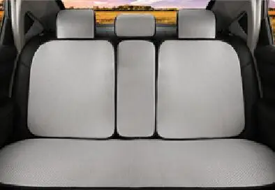 grey rear full Подушка для автомобильного сиденья, нескользящая, не движется, подушка, 3d, соты, вискоза, не скользит, подушка, четыре сезона, удобная - Название цвета: grey rear full