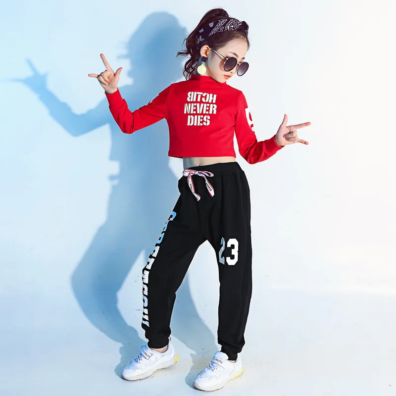 Новинка комплект в Корейском стиле со штанами с надписью Midriff baring для девочек