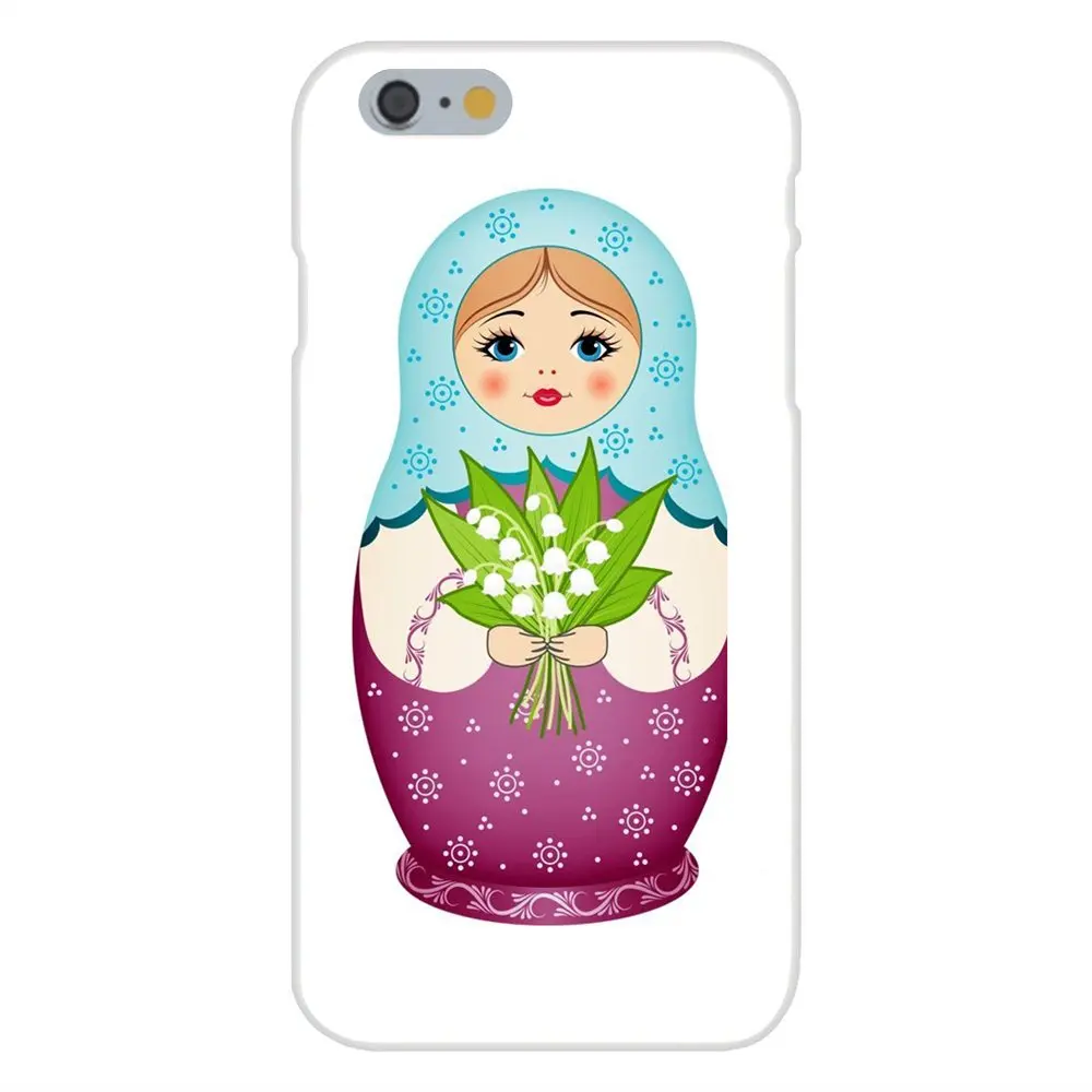 Мягкий ТПУ чехол для Apple iPhone X XS Max XR 4 4S 5 5C 5S SE 6 6S 7 8 Plus русские куклы матрешка |