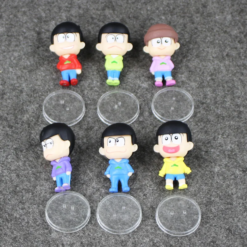 6 см шт./лот аниме Osomatsu san Mr osomatsu Karamatsu Ichimatsu мини ПВХ экшн фигурка модель игрушки