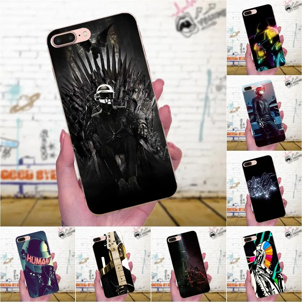 Шлем Daft Punk Pattern TPU Защита экрана для Huawei P8 P9 P10 P20 P30 Mate 7 8 9 10 20 Lite Plus Pro 2017 | Мобильные