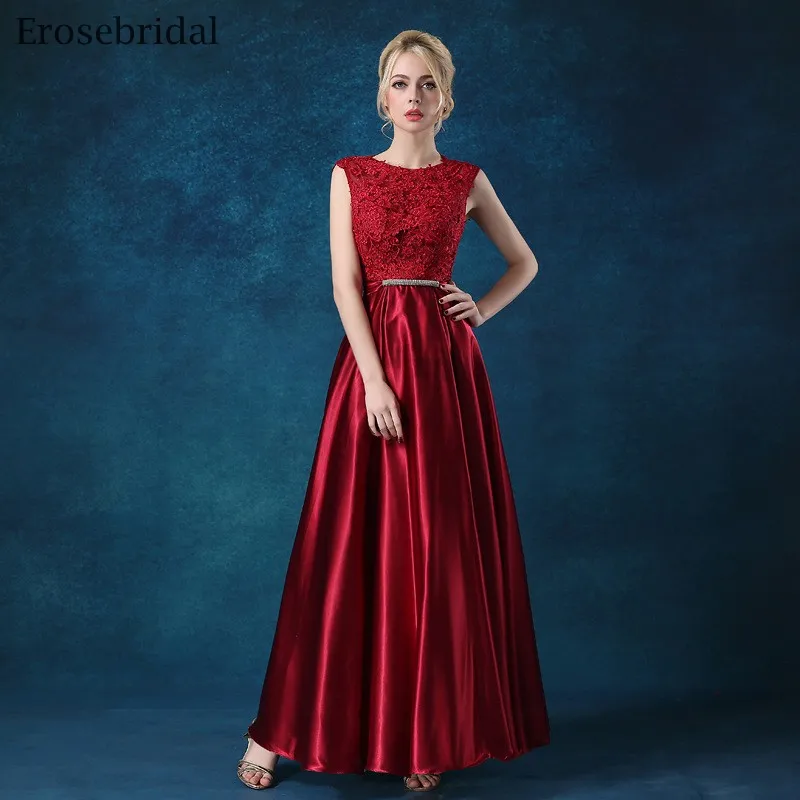 Erosebridal Русалка с длинным рукавом вечернее платье длинное сверкающие бусины с блестками официальная Женская одежда с коротким шлейфом серый цвет шампанского