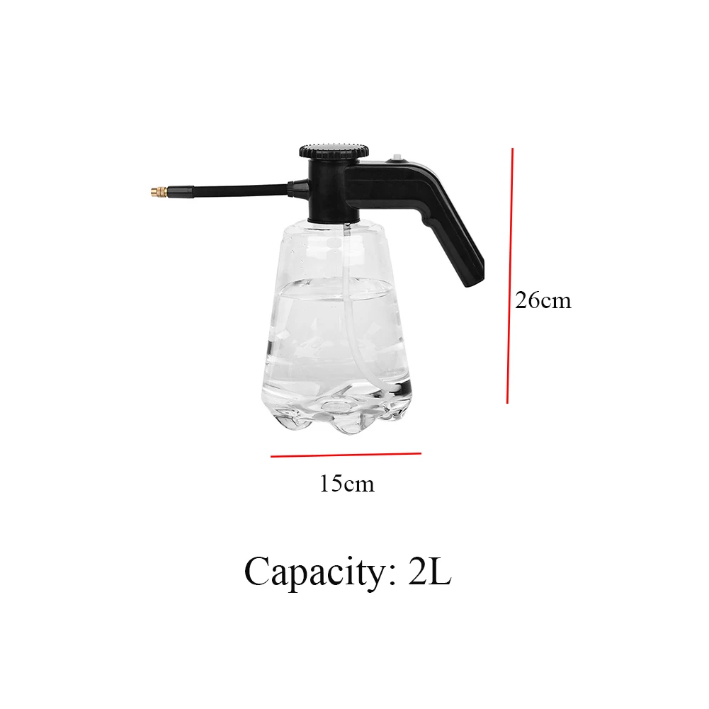 2L Tools Rotatable Nozzle Electric Sprayer Automatic Garden Portable Pot Adjustable Watering Can High Pressure USB Charge Bottle