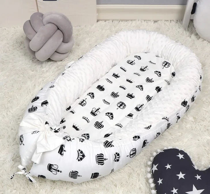 BY1044 as picture Детское гнездо Babynest Sleeper Co Pod для новорожденных, прикроватная кроватка, детская кроватка ручной работы, дорожная кровать, детское гнездо, кроватка, Подушка для сна - Цвет: BY1044 as picture