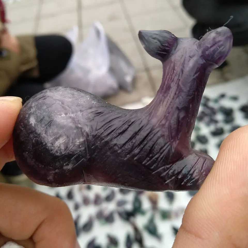 Натуральная флюоритовая Хрустальная ручная работа из кварца