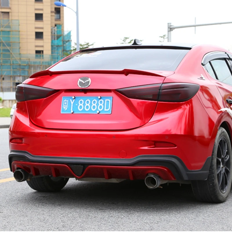 Высококачественный спойлер из АБС-пластика для Mazda 3 M3 Axela от 2014 до 2017 лет праймер