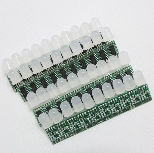 50x12 мм DC5V WS2801 Pixel Модуль без провода не водонепроницаемый адресно Цвет