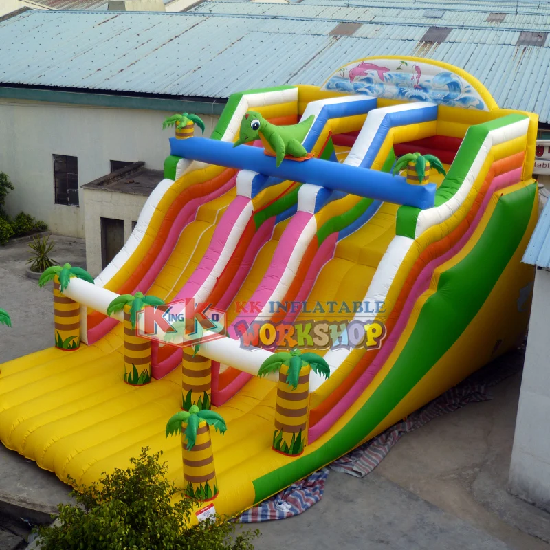 

Durable playground inflatable slide