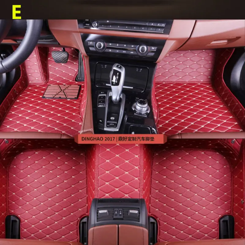 Для Geely Emgrand 7 EC7 EC715 EC718 Emgrand7, Emgrand7-RV EC7-RV EC715-RV, автомобильные коврики - Название цвета: E