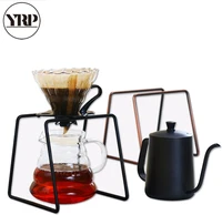 yrp 2 colors v60 classic stainless steel coffee percolator shelf pour over permanent coffee dripper maker stand paper coffee cup