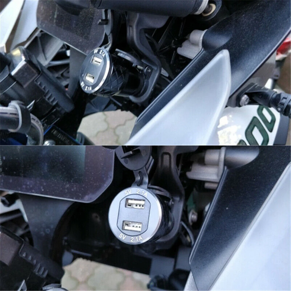 4.2A мото прикуриватель для мотоцикла водонепроницаемый вольтметр двойной USB