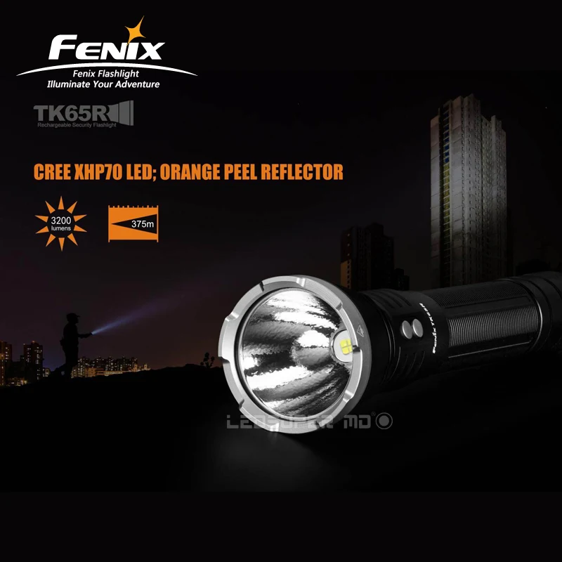 3200 люмен FENIX TK65R Cree XHP70 светодиодный USB Высокопроизводительный фонарик с литий-ионным аккумулятором 5000 мАч