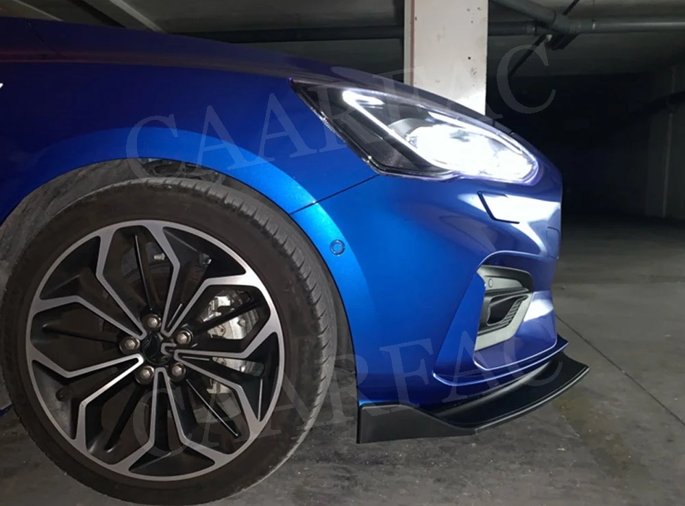 Высокое качество ABS передняя отделка спойлера ДЛЯ Ford Focus седан хэтчбек+ черная головка бампера подбородок Лопата защита