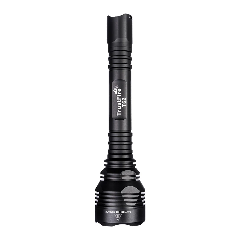 TrustFire T62 CREE XHP70 3600 люмен 5-Mode длинный радиус действия луча дальнего света 431 м светодиодный тактический фонарь(2x18650/3x18650