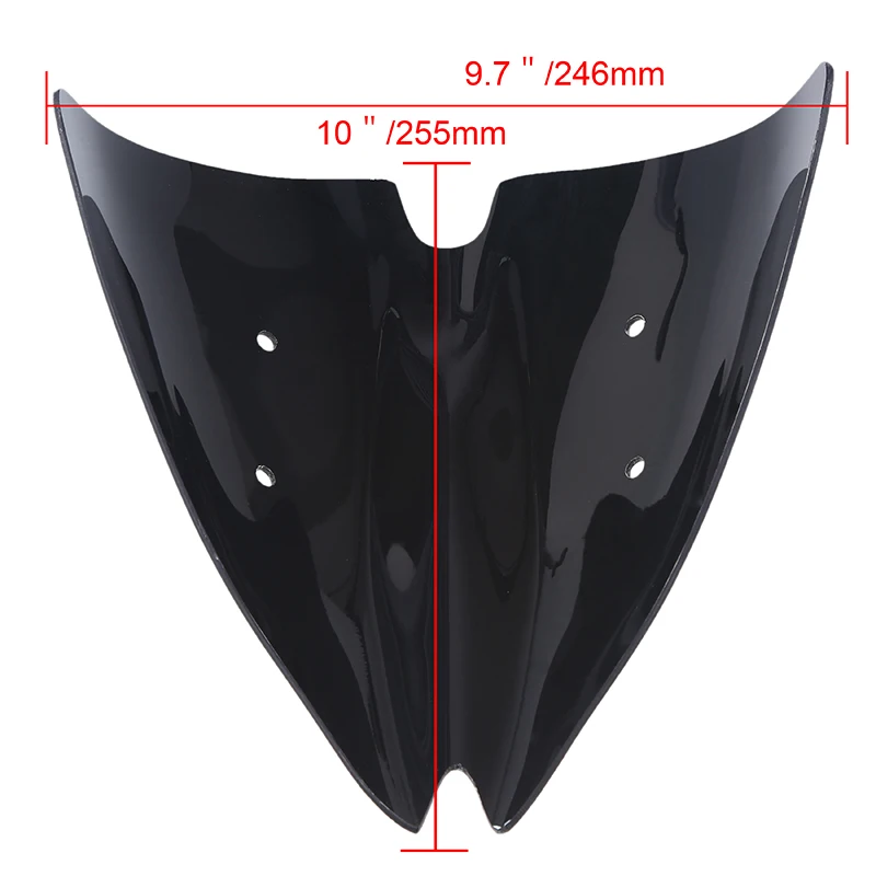 Posbay мотоциклетные лобовое стекло с двойным пузырьком скутер ветровые дефлекторы