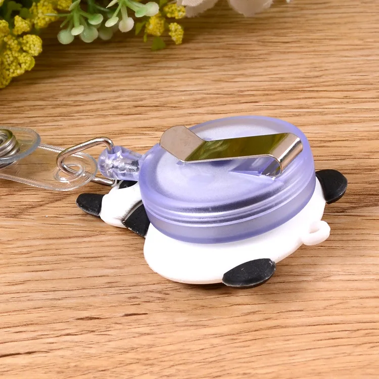 1 шт. Милая панда выдвижная бейдж для студентов медсестер удостоверения личности