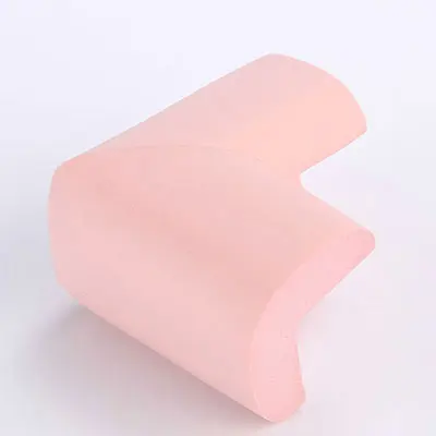 4PCS Pink Новинка! 55*55 мм защитный уголок для детей 4 шт. мягкий стол основная защита для детей углы ребенок безопасный уголок для ребенка угловая защита - Цвет: 4PCS Pink