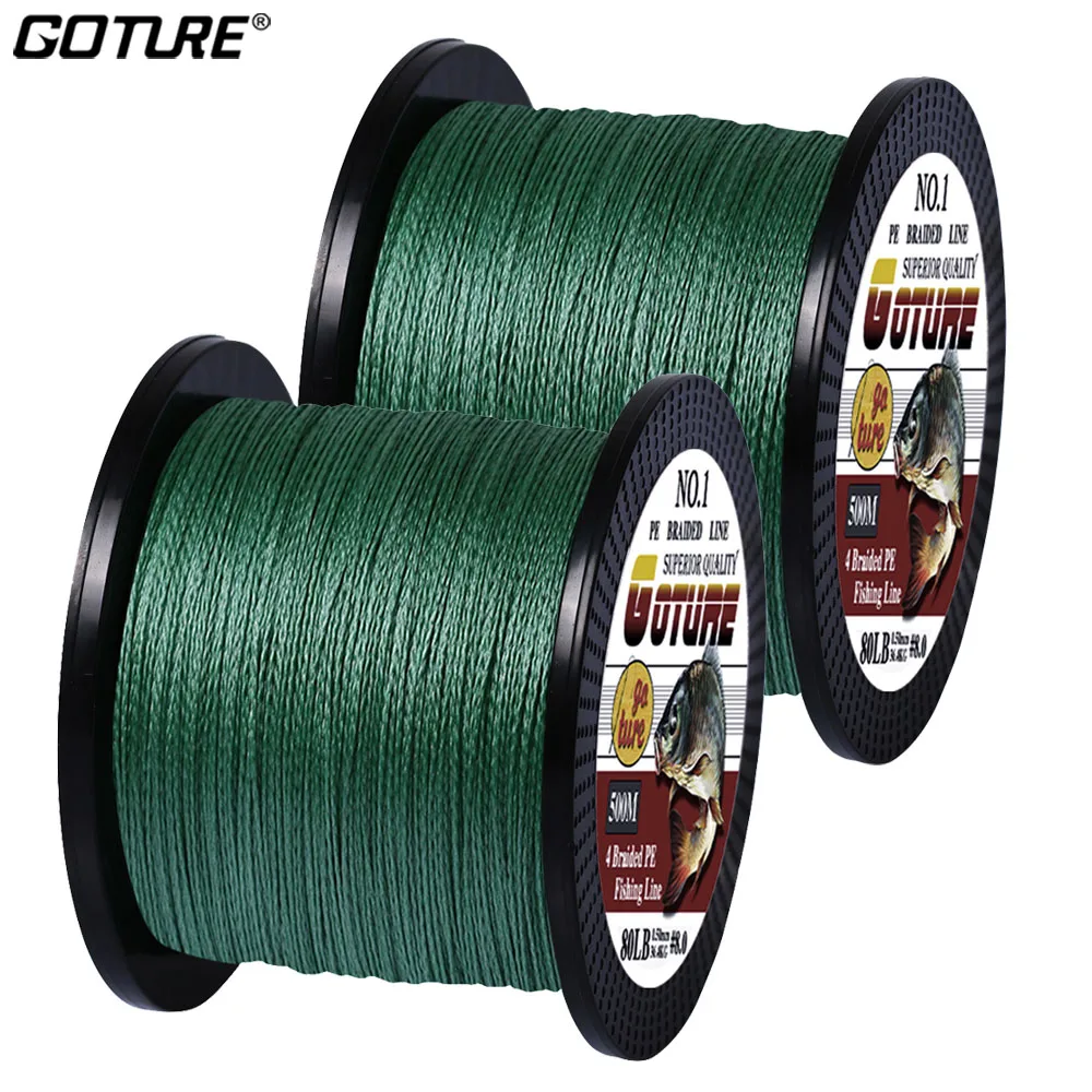 Goture 8 Strands Fly Fishing Backing Line 100M/109YRD 20LB 30LB Dacron Braided Fly Fishing Line Carp Bass Trout Fishing Tackles