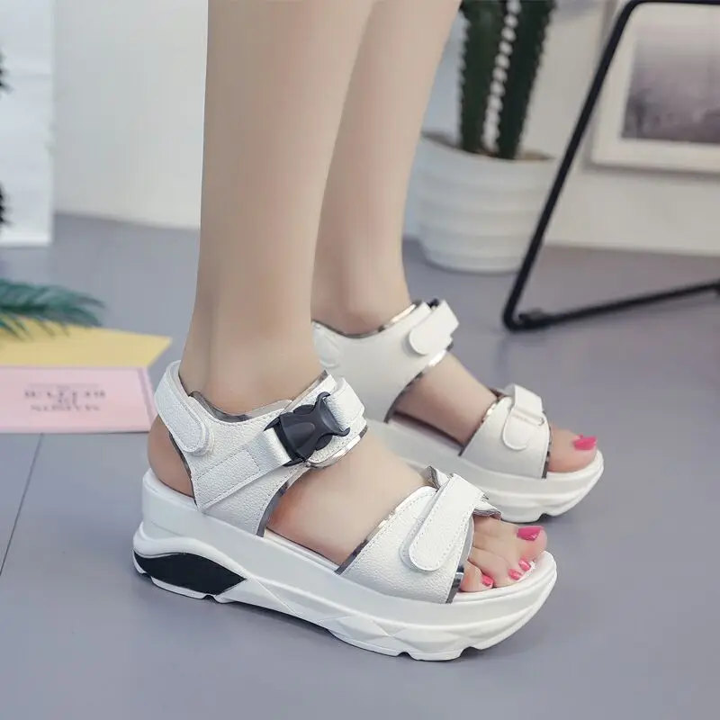 Босоножки женские летние с открытым носком на платформе 4 5 см Размеры 35