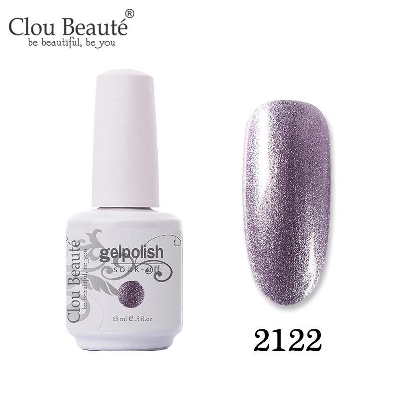 Clou Beaute цвет 15 мл Гель-лак для живописи гель для ногтей полуперманентный УФ лак для ногтей Soak Off Белый гель лак для ногтей - Цвет: 2122