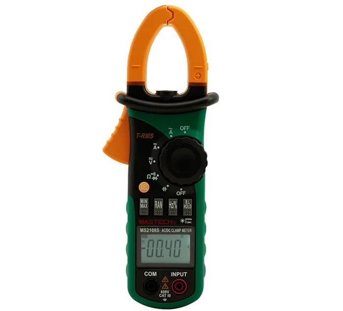 MASTECH MS2108S цифровой мультиметр с токовым зажимом переменного и постоянного