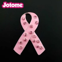 30 pcslot medical pink ribbon breast cancer awareness brooch pin for nurse gift